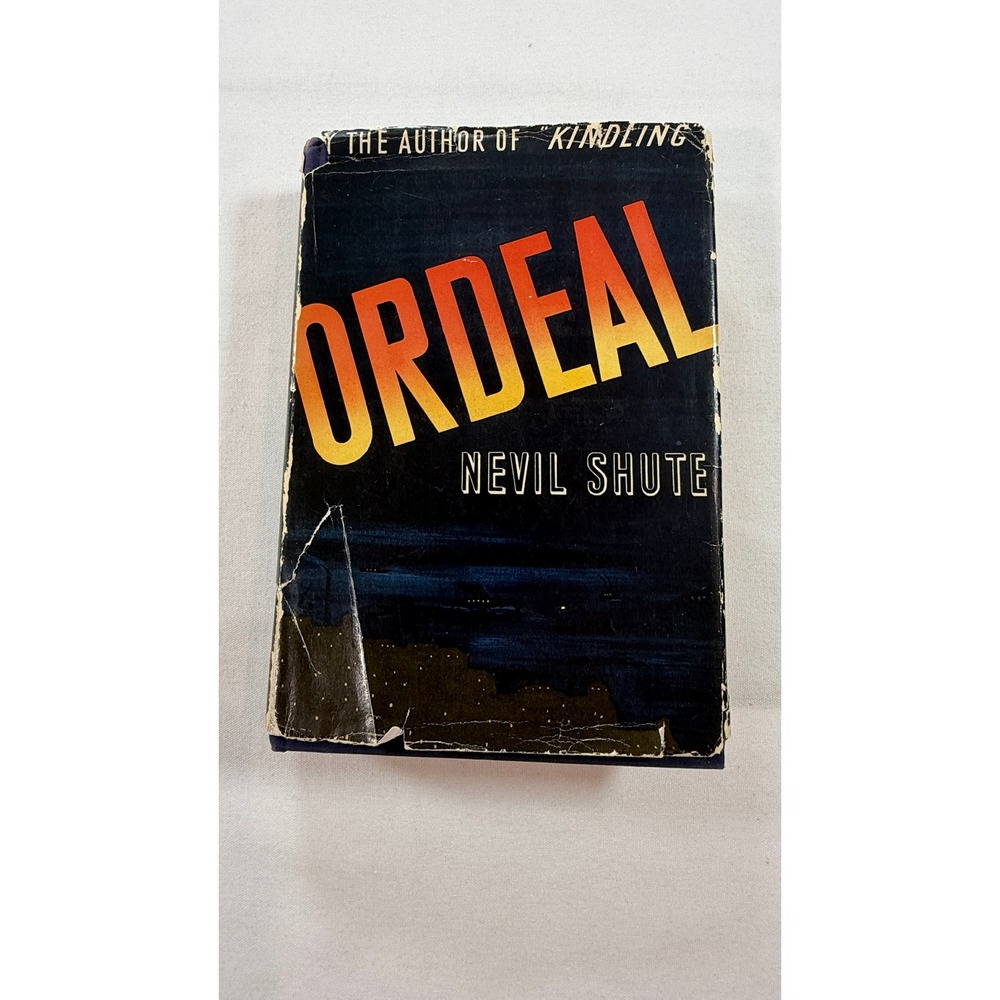 Ordeal Nevil Shute 1939 First Edition William Morrow Book of the Month Club BOMC